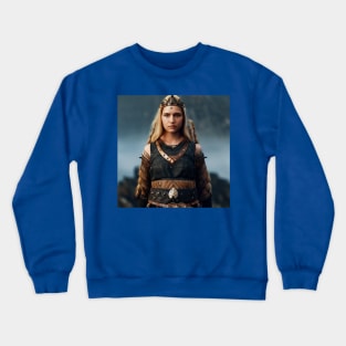 Viking Shield Maiden Crewneck Sweatshirt